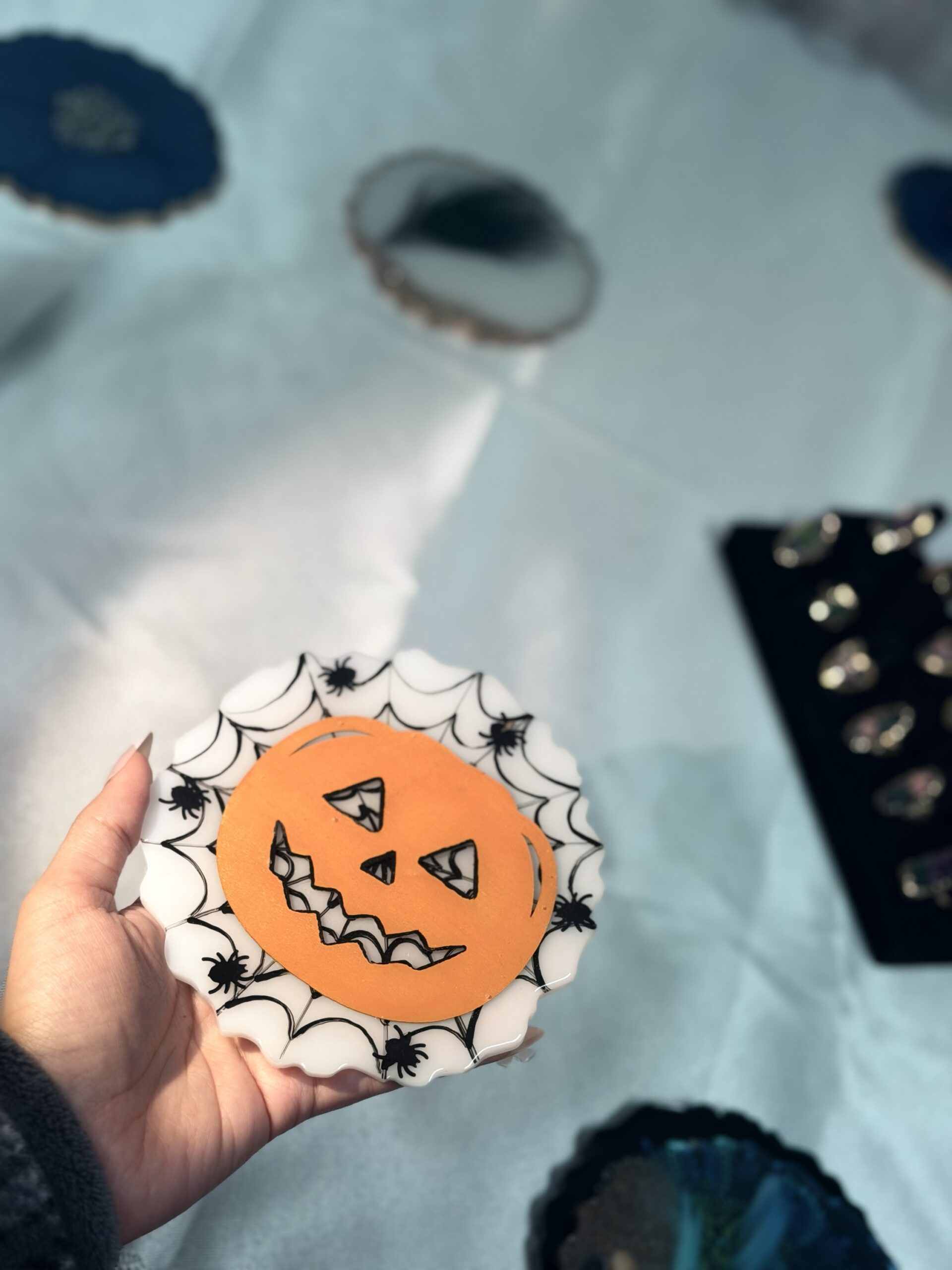 Pumkin Reveire -Resin coaster - Image 2